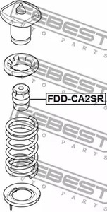 Фото 1 FDD-CA2SR FEBEST Буфер, амортизация