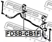 Фото 1 FDSB-CB1F FEBEST Опора, стабилизатор