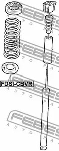 Фото 1 FDSI-CBVR FEBEST Тарелка пружины