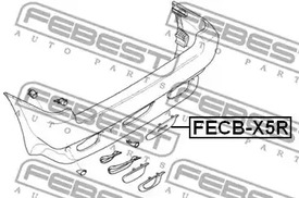 Фото 1 FECB-X5R FEBEST Заглушка