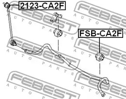 Фото 1 FSB-CA2F FEBEST Втулка, стабилизатор