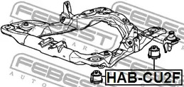 Фото 1 HAB-CU2F FEBEST Сайленблок подрамника