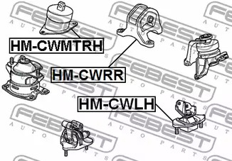 Фото 1 HM-CWLH FEBEST Подушка двигателя левая