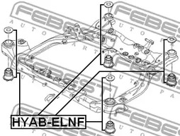 Фото 1 HYAB-ELNF FEBEST Тяга подвески