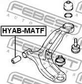 Фото 1 HYAB-MATF FEBEST Сайлентблок