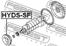 Фото 1 HYDS-SF FEBEST Шкив коленвала