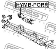 Фото 1 HYMB-PORR FEBEST Сайлентблок опоры двигателя