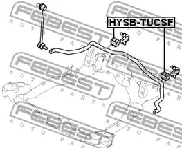 Фото 1 HYSB-TUCF248 FEBEST Опора, стабилизатор