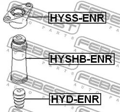 Фото 1 HYSS-ENR FEBEST Подвеска, амортизатор