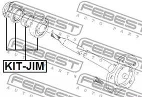 Фото 1 KIT-JIM FEBEST Подшипник, приводной вал