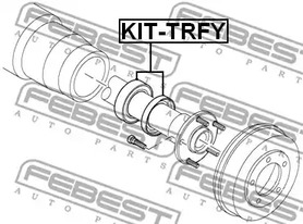 Фото 1 KIT-TRFY FEBEST Подшипник задней полуоси комплект