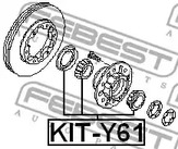 Фото 1 KIT-Y61 FEBEST Подшипник ступичный