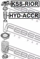 Фото 1 KSS-RIOR FEBEST Подвеска, амортизатор