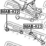 Фото 1 MAB-023 FEBEST Подвеска, рычаг независимой подвески колеса