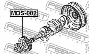 Фото 1 MDS-002 FEBEST Шкив коленвала