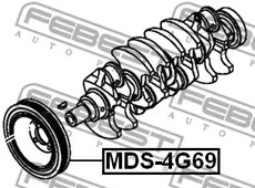 Фото 1 MDS-4G69 FEBEST Шкив коленвала
