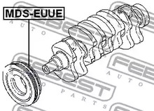 Фото 1 MDS-EUUE FEBEST Шкив коленвала