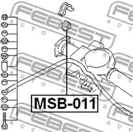 Фото 1 MSB-011 FEBEST Втулка стабилизатора