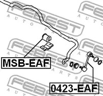 Фото 1 MSB-EAF FEBEST Втулка стабилизатора