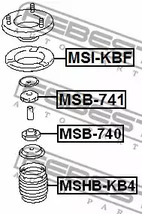 Фото 1 MSI-KBF FEBEST Опора пружины