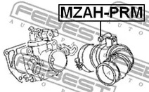 Фото 1 MZAH-PRM FEBEST Патрубок воздушного фильтра