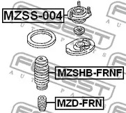 Фото 1 MZD-FRN FEBEST Буфер, амортизация