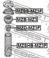 Фото 1 MZSHB-MZ3F FEBEST Пыльник амортизатора