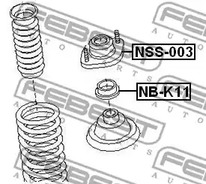 Фото 1 NB-K11 FEBEST Подшипник опорный