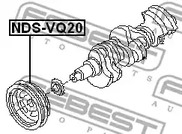 Фото 1 NDS-VQ20 FEBEST Шкив коленвала