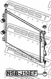 Фото 1 NSB-J10EF FEBEST Втулка