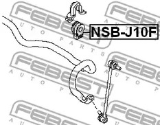 Фото 1 NSB-J10F FEBEST Втулка стабилизатора