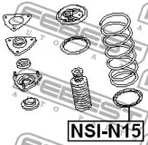 Фото 1 NSI-N15 FEBEST Тарелка пружины