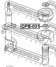 Фото 1 OPB-001 FEBEST Подшипник качения, опора стойки амортизатора