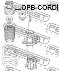 Фото 1 OPB-CORD FEBEST Опора амортизатора подвески левый