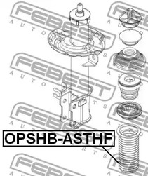 Фото 1 OPSHB-ASTHF FEBEST Защитный колпак / пыльник, амортизатор