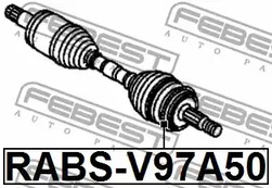 Фото 1 RABS-V97A50 FEBEST Зубчатый диск импульсного датчика, противобл. устр