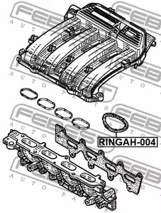 Фото 1 RINGAH-004 FEBEST Прокладка впускного коллектора