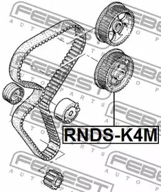 Фото 1 RNDS-K4M FEBEST Шестерня привода распределительного вала