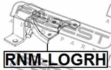 Фото 1 RNM-LOGRH FEBEST Опора двигателя