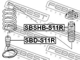 Фото 1 SBD-S11R FEBEST Буфер, амортизация