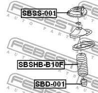 Фото 1 SBSHB-B10F FEBEST Пыльник амортизатора