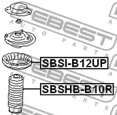 Фото 1 SBSHB-B10R FEBEST Пыльник амортизатора