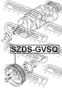Фото 1 SZDS-GVSQ FEBEST Шкив коленвала