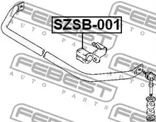 Фото 1 SZSB-001 FEBEST Втулка стабилизатора