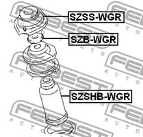 Фото 1 SZSS-WGR FEBEST Подвеска, амортизатор