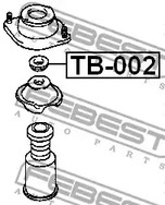 Фото 1 TB-002 FEBEST Подшипник опорный