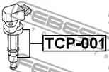 Фото 1 TCP-001 FEBEST Наконечник высоковольтного провода