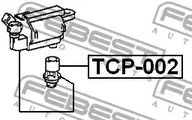 Фото 1 TCP-002 FEBEST Вилка, катушка зажигания