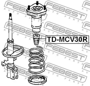 Фото 1 TD-MCV30R FEBEST Буфер, амортизация