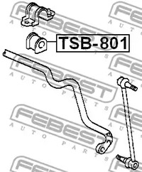 Фото 1 TSB-801 FEBEST Втулка стабилизатора подвески